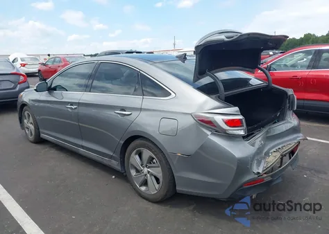2017 Hyundai Sonata Hybrid Limited из США, поврежденный, VIN KMHE34L11HA060198